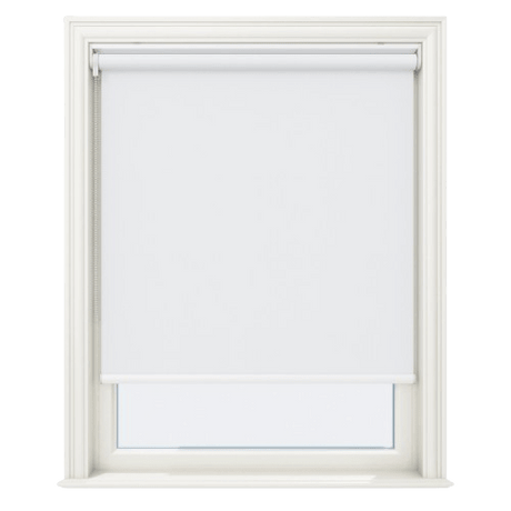 Serena Ice White Blackout No Drill Roller Blinds - Zen Blinds