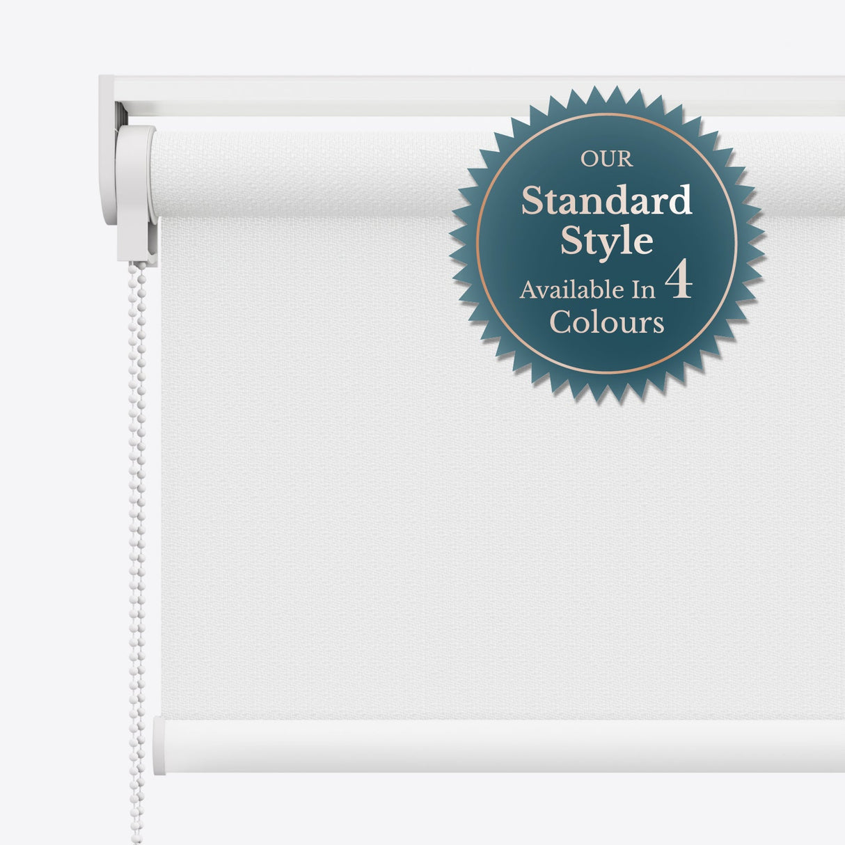 Serena Mineral White Blackout Roller Blinds - Zen Blinds