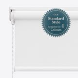 Serena Mineral White Blackout Roller Blinds - Zen Blinds