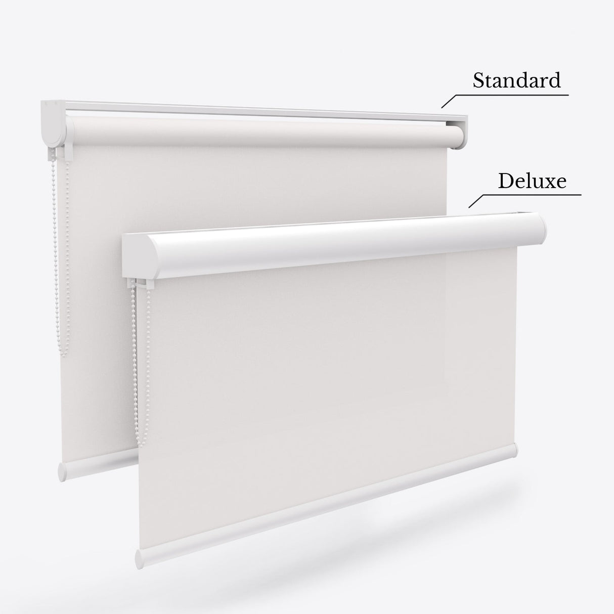Sheero Cement Greige Roller Blinds - Zen Blinds