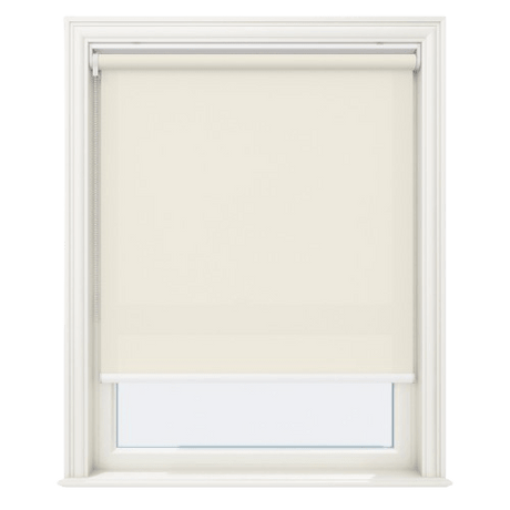Sheero Cream White No Drill Roller Blinds - Zen Blinds
