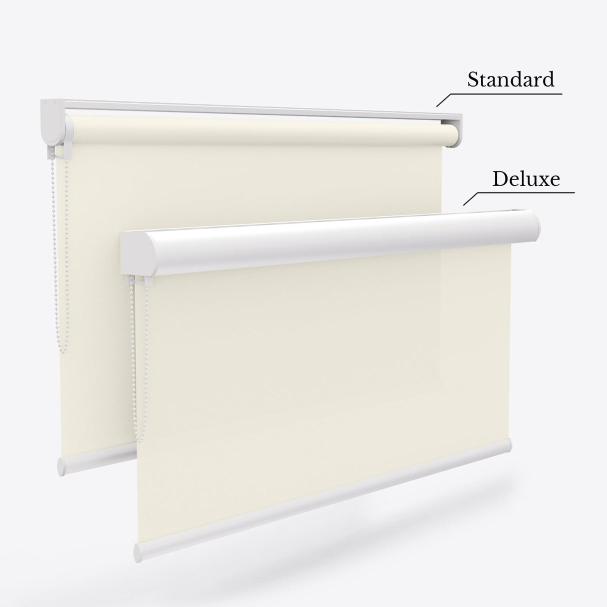 Sheero Cream White Roller Blinds - Zen Blinds