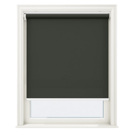 Sheero Ink Black No Drill Roller Blinds - Zen Blinds