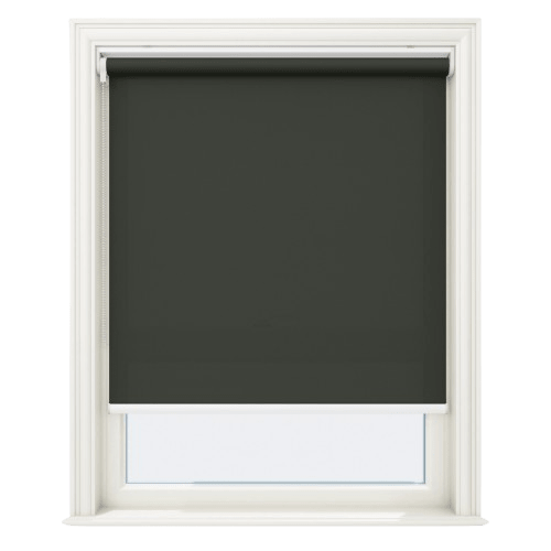 Sheero Ink Black No Drill Roller Blinds - Zen Blinds
