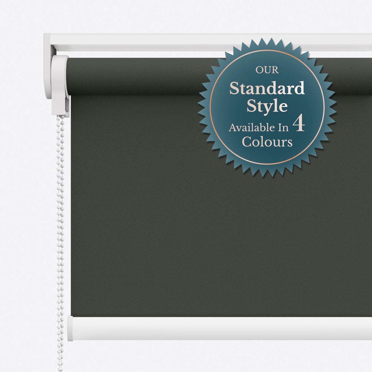 Sheero Ink Black Roller Blinds - Zen Blinds