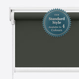Sheero Ink Black Roller Blinds - Zen Blinds