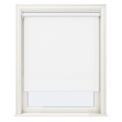 Sheero Porcelain White No Drill Roller Blind - Zen Blinds