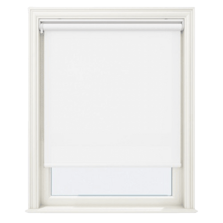 Sheero Porcelain White No Drill Roller Blind - Zen Blinds