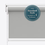 Sheero Steel Grey Roller Blinds - Zen Blinds
