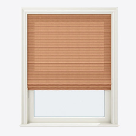 Silhouette Peach Bloom Roman Blinds - Zen Shades