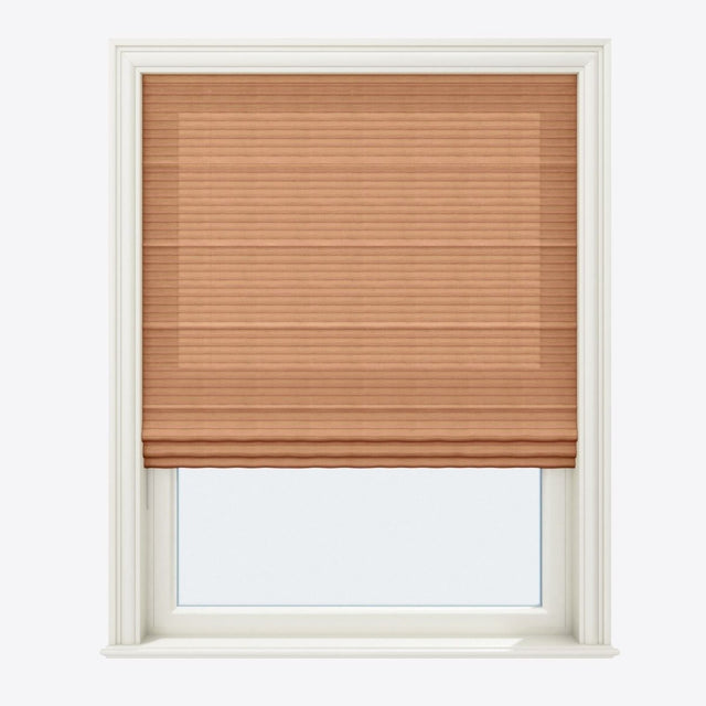 Silhouette Peach Bloom Roman Blinds - Zen Shades