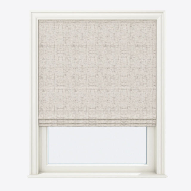 Silver Lining Blackout Roman Blinds - Zen Shades
