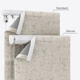 Silver Lining Blackout Roman Blinds - Zen Shades