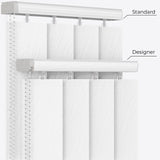 Solo Brilliant White Vertical Blinds - Zen Shades
