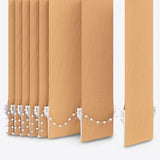 Solo Candle Yellow Vertical Blinds - Zen Shades
