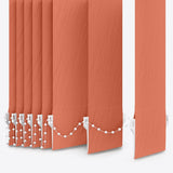 Solo Mandarin Orange Vertical Blinds - Zen Shades