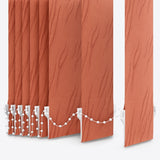 Solo Salmon Pink Vertical Blinds - Zen Shades