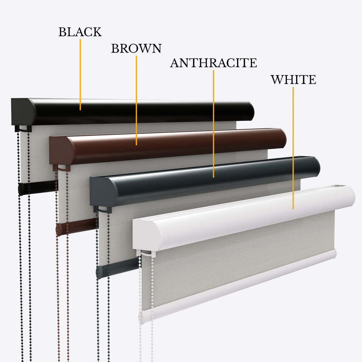 Spirit Arctic Grey Roller Blinds - Zen Blinds