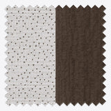 Spotted Obsidian Brown Day & Night Vertical Sheer 40cm - Zen Shades