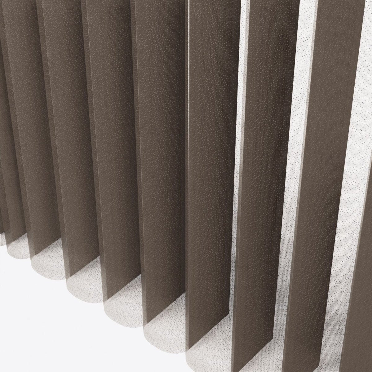 Spotted Obsidian Brown Day & Night Vertical Sheer 40cm - Zen Shades