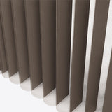 Spotted Obsidian Brown Day & Night Vertical Sheer 40cm - Zen Shades