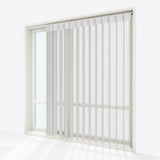 Spotted Star White Day & Night Vertical Sheer 40cm - Zen Shades