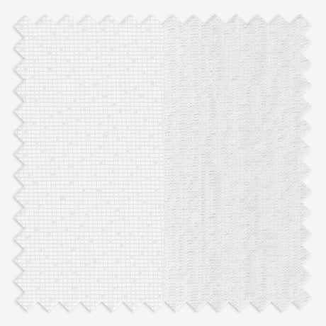 Spotted Star White Day & Night Vertical Sheer 40cm - Zen Shades