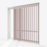 Stripe Adobe Rose Day & Night Vertical Sheer 40cm - Zen Shades