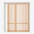 Stripe Apricot Tan Day & Night Vertical Sheer 40cm - Zen Shades
