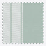 Stripe Aqua Gray Day & Night Vertical Sheer 40cm - Zen Shades
