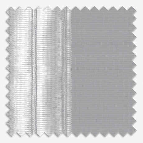 Stripe Ash Grey Day & Night Vertical Sheer 40cm - Zen Shades