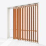 Stripe Autumnal Day & Night Vertical Sheer 40cm - Zen Shades