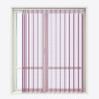 Stripe Batik Pink Day & Night Vertical Sheer 40cm - Zen Shades
