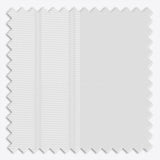 Stripe Brilliant White Day & Night Vertical Sheer 40cm - Zen Shades