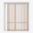 Stripe Cognac Brown Day & Night Vertical Sheer 40cm - Zen Shades