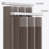 Stripe Crocodile Day & Night Vertical Sheer 40cm - Zen Shades