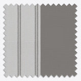 Stripe Dark Grey Day & Night Vertical Sheer 40cm - Zen Shades