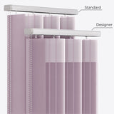 Stripe Elderberry Day & Night Vertical Sheer 40cm - Zen Shades