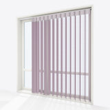 Stripe Elderberry Day & Night Vertical Sheer 40cm - Zen Shades