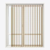 Stripe Fennel Seed Day & Night Vertical Sheer 40cm - Zen Shades