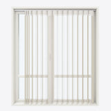 Stripe Fields of Rye Day & Night Vertical Sheer 40cm - Zen Shades