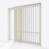 Stripe Fields of Rye Day & Night Vertical Sheer 40cm - Zen Shades