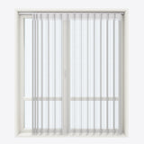 Stripe Flint Gray Day & Night Vertical Sheer 40cm - Zen Shades