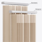 Stripe Gilded Beige Day & Night Vertical Sheer 40cm - Zen Shades