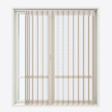 Stripe Gilded Beige Day & Night Vertical Sheer 40cm - Zen Shades