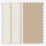 Stripe Gilded Beige Day & Night Vertical Sheer 40cm - Zen Shades