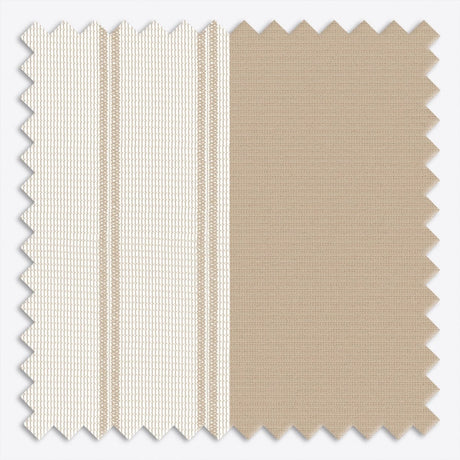 Stripe Gilded Beige Day & Night Vertical Sheer 40cm - Zen Shades
