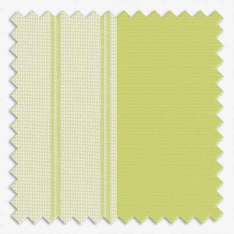 Stripe Green Banana Day & Night Vertical Sheer 40cm - Zen Shades