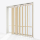 Stripe Honey Peach Day & Night Vertical Sheer 40cm - Zen Shades