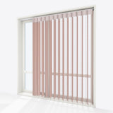 Stripe Mistry Rose Day & Night Vertical Sheer 40cm - Zen Shades
